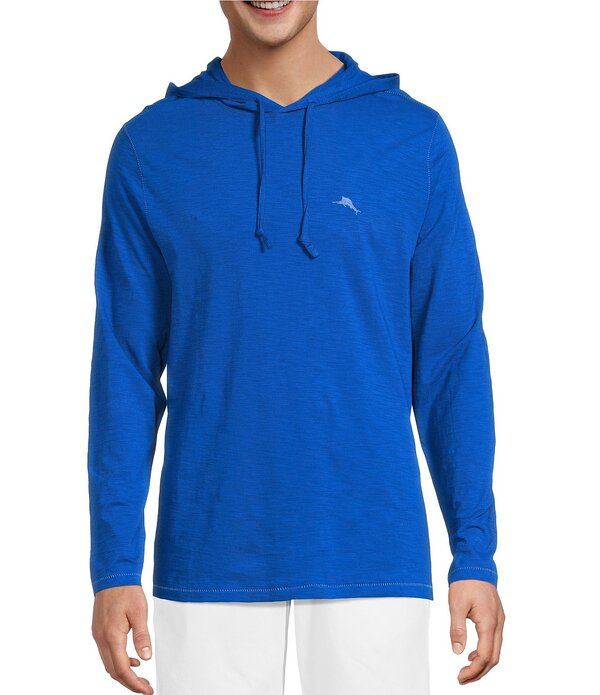 トッミーバハマ メンズ アウター パーカー・スウェット Tommy Bahama Bali Beach Long Sleeve Hoodie Blue Splash 青碧