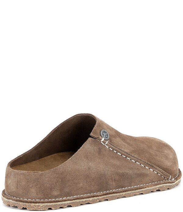 ビルケンシュトック メンズ シューズ スリッポン・ローファー スエードクロス Birkenstock Men\u0027s Zermatt Suede Clog Slippers Gray Taupe 薄墨色