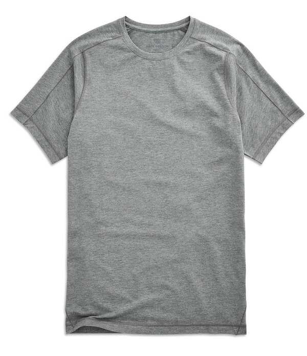 マック ウェルダン メンズ トップス プルオーバー 労働者の一団のど首 プルオーバー Mack Weldon Short Sleeve Crew Neck 18-Hour Jersey Undershirt Grey Heather 薄墨色