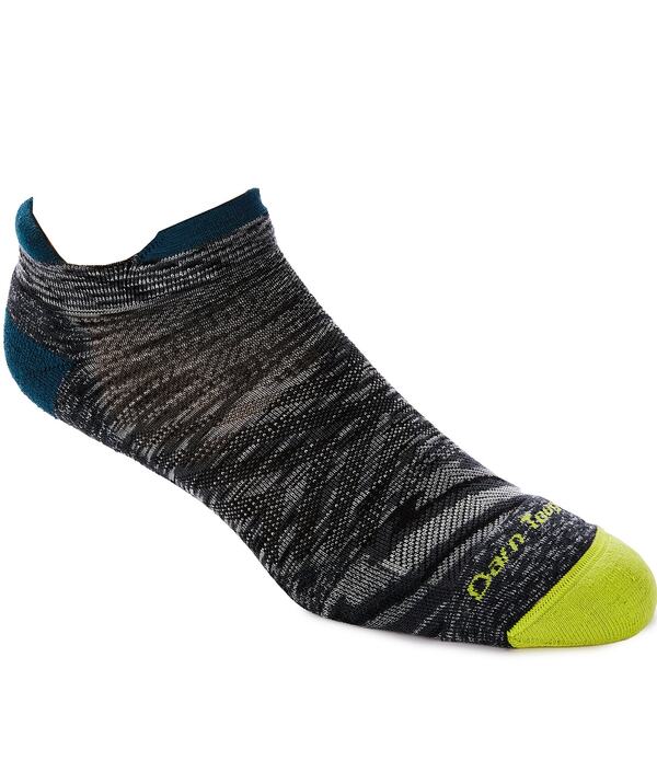 ダーンタフ メンズ アンダーお召しもの ソックス Darn Tough Ultra-Lightweight No Show Tab Cushioned Running Socks Comet