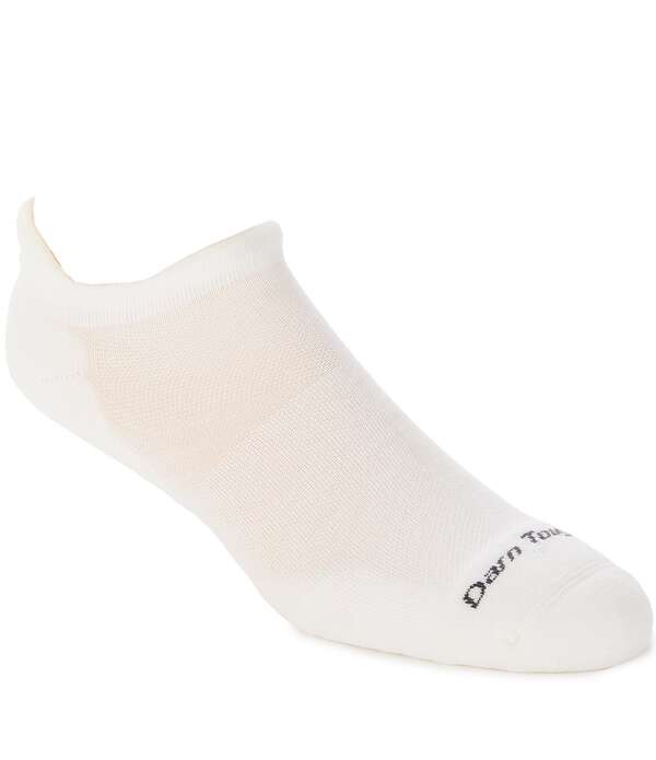 ダーンタフ メンズ アンダーお召しもの ソックス Darn Tough Ultra-Lightweight No Show Tab Cushioned Running Socks White 白いこと