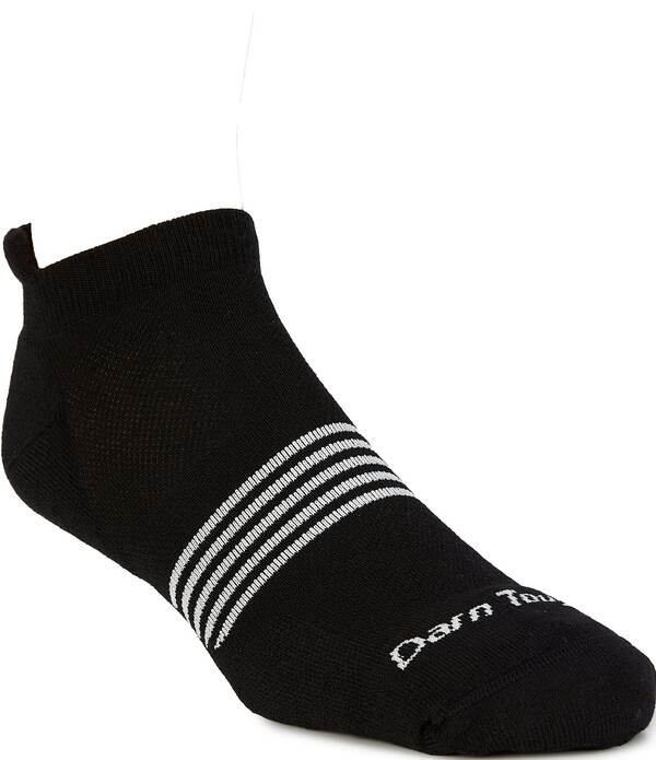 ダーンタフ メンズ アンダーお召しもの ソックス 羊毛 Darn Tough Elementab Wool Blend No-Show Athletic Socks Black 黒いこと