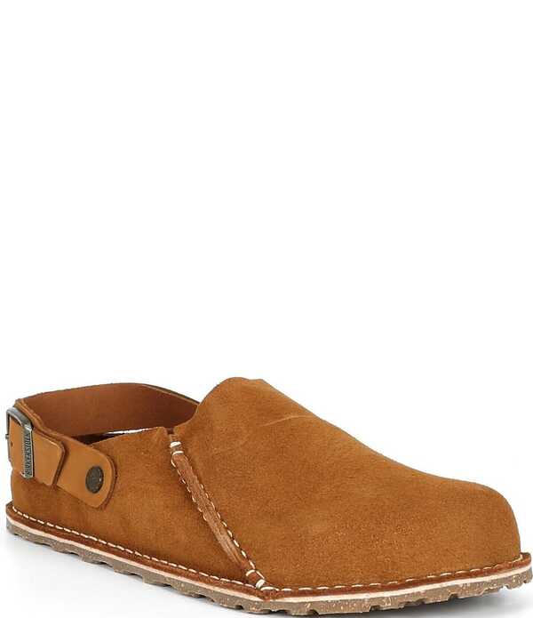ビルケンシュトック メンズ シューズ スリッポン・ローファー スエードクロス Birkenstock Men\u0027s Lutry 365 Suede Slip On Clogs Mink ミンクのコート
