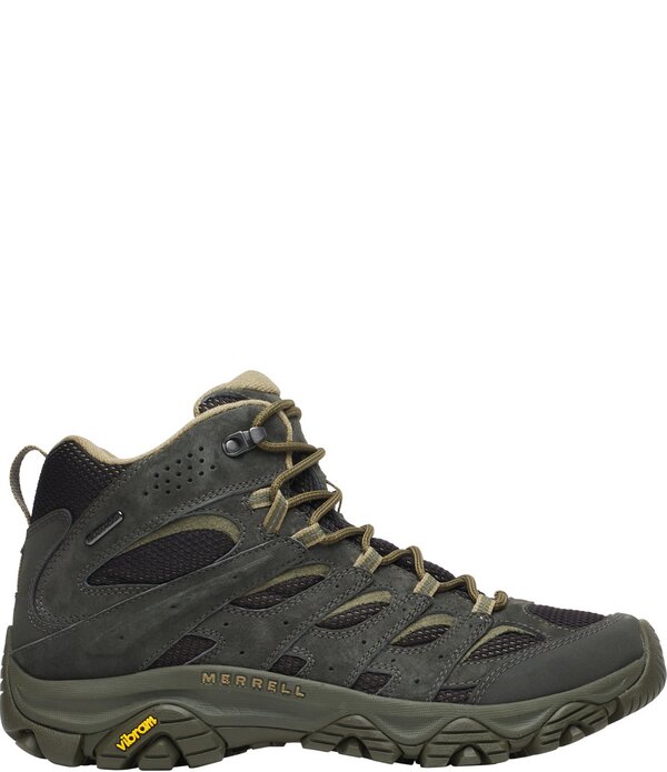 メレル メンズ シューズ ブーツ・レインブーツ Merrell Men\u0027s Moab 3 Mid Waterproof Hiking Boots Black/Beluga 黒いこと