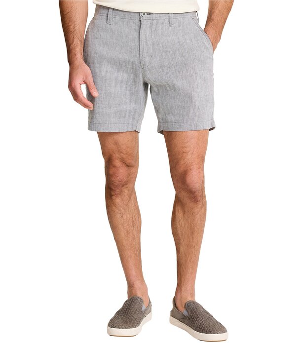 トッミーバハマ メンズ ボトムス 二分の一ズボン下・さる股引き 遊撃手ズボン下 リネン Tommy Bahama Beach Coast Linen 7 Inseam Shorts BALA SHARK