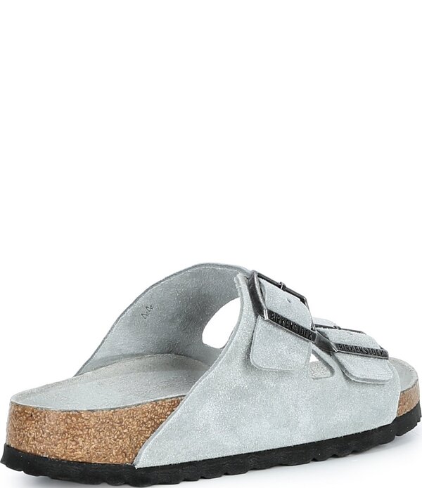 ビルケンシュトック レディース シューズ パンプス サンダル 天鵝絨 スエードクロス Birkenstock Women\u0027s Arizona Soft Footbed Velvet Suede Slide Sandalsage サルヴィア