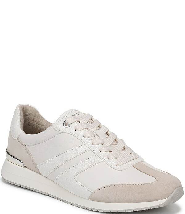 ナチュライザー レディース シューズ スニーカー カラーブロック レース Naturalizer Lorena Colorblock Lace Up Sneakers Warm White/Ivory Mist ホワイト|ReVida 店