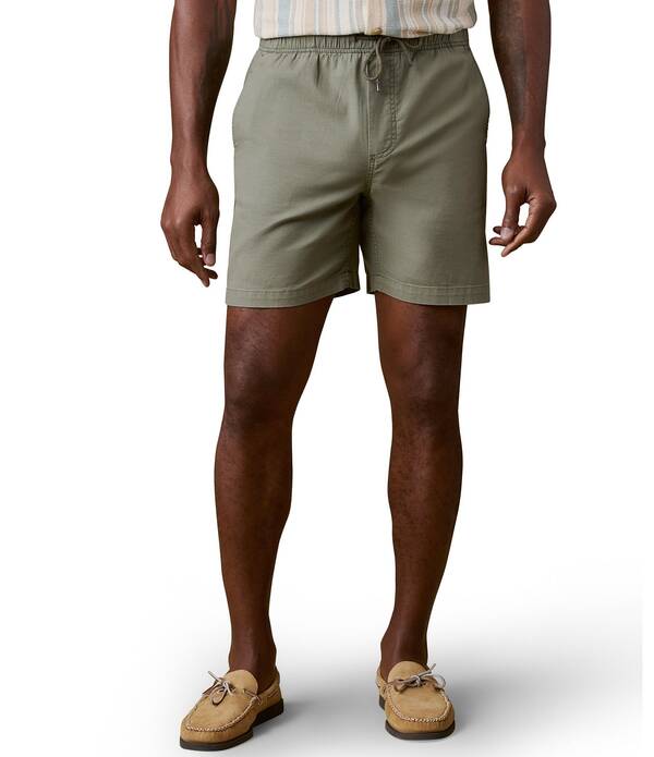 ファレティ メンズ ボトムス 二分の一ズボン下・さる股引き 遊撃手ズボン下 Faherty Essential Drawstring 6.5 Inseam Shorts Desert Olive オリーブ