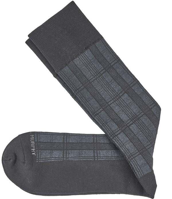 ジョンストンアンドマーフィー メンズ アンダー御召しもの ソックス Johnston \u0026 Murphy Men\u0027s Window Pane Dressock Black 黒いこと