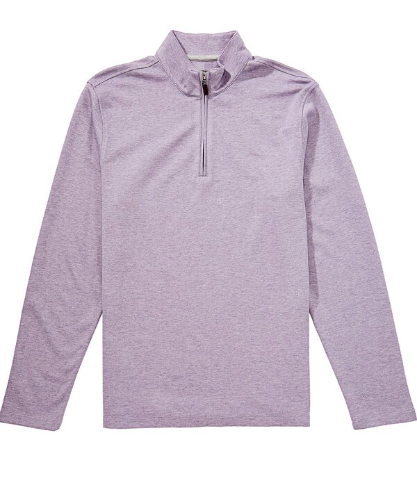ミズンメイン メンズ アウター ニット・セーター Mizzen+Main KPI Quarter-Zipullover Purple Dusk Heather ヘザー|ReVida 店