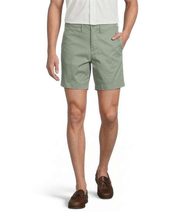 ダニエル クレミュ メンズ ボトムス ハーフパンツ・ショーツ ショートパンツ Cremieux Blue Label CMX Tailored Fit Flat Front Stretch 7 Inseam Shortsea Spray ブルー|ReVida 店