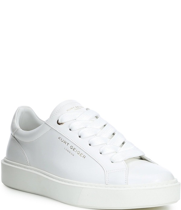 カートジェイガーロンドン メンズ シューズ スニーカー レザー Kurt Geiger London Men's Albion Leather Sneakers White ホワイト|ReVida 店