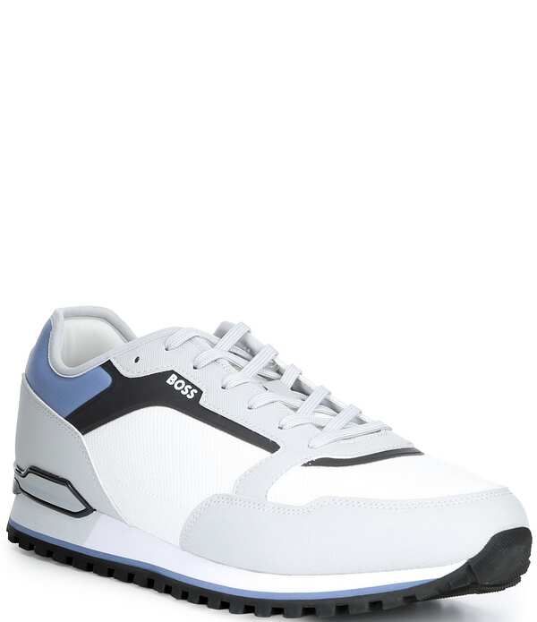 ヒューゴボス メンズ シューズ スニーカー Hugo Boss Men's Parkour Sneakers Grey グレー|ReVida 店