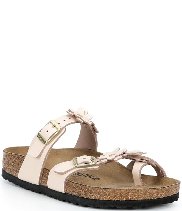ビルケンシュトック レディース シューズ パンプス サンダル Birkenstock Women\u0027s Mayari Flowers Toe Loop Sandals Light Rose