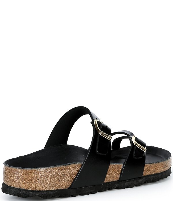 ビルケンシュトック レディース シューズ パンプス サンダル なめし革 Birkenstock Women\u0027s Mayari Amalfi Leather Toe Loop Sandals Black 黒いこと