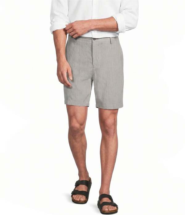 カリビアン メンズ ボトムス ハーフパンツ・ショーツ ショートパンツ リネン Caribbean Linen Blend 7 Inseam Shorts Grey グレー｜ReVida 店