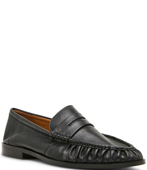 スティーブ マデン メンズ シューズ スリッポン・ローファー なめし革 Steve Madden Men\u0027s Quest Leather Penny Loafers Black 黒いこと