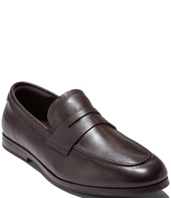 電話を掛けるハーン メンズ シューズ スリッポン・ローファー Cole Haan Men\u0027s Wyeth Penny Loafers CH Madeira/Dark Natural