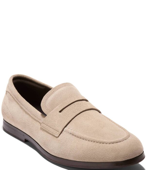 電話を掛けるハーン メンズ シューズ スリッポン・ローファー Cole Haan Men\u0027s Wyeth Grand Penny Loafers CH Dark Latte/Dark Natural