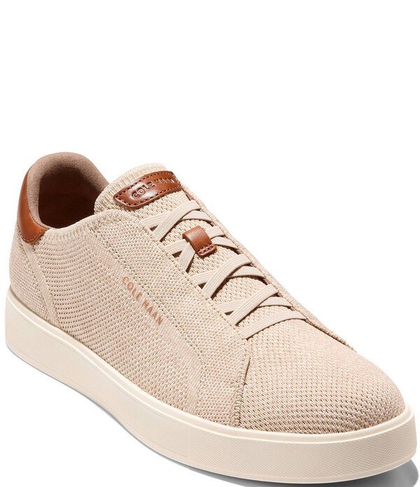 電話を掛けるハーン メンズ シューズ スニーカー Cole Haan Men\u0027s GrandPro Luxe Slip-On Stitchlite Sneakers Oxford Tan/CH British Tan/Ivory 象牙色