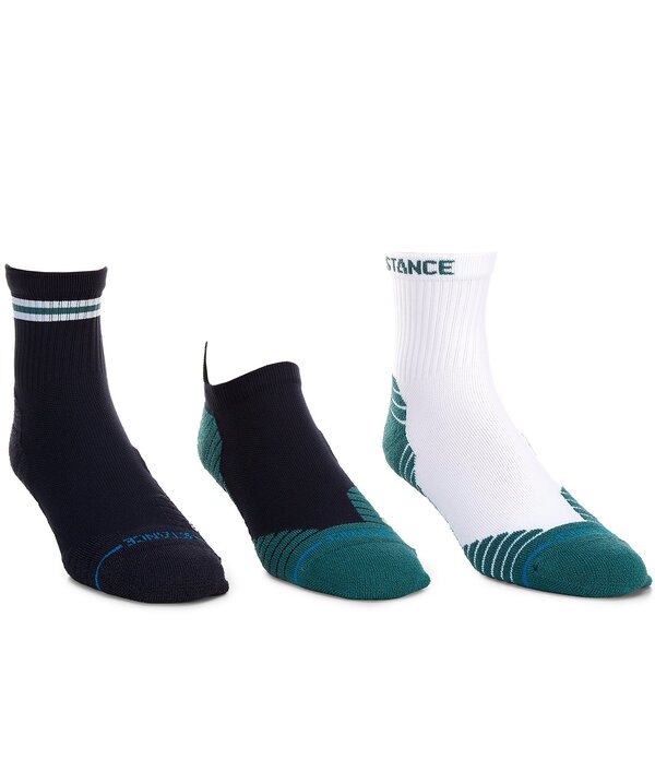 立場 メンズ アンダーお召しもの ソックス Stance Father\u0027s Day Golf Socks 3-Pack Navy 米国海軍