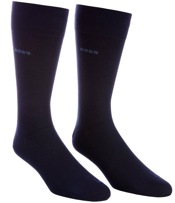 ヒューゴボス メンズ アンダーお召しもの ソックス Hugo Boss Bamboo Socks 2-Pack Dark Blue 青色