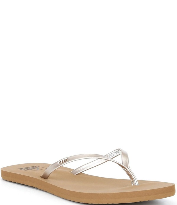 岩礁 レディース シューズ サンダル Reef Women\u0027s Bliss Nights Flip Flops Tan/Champagne タン