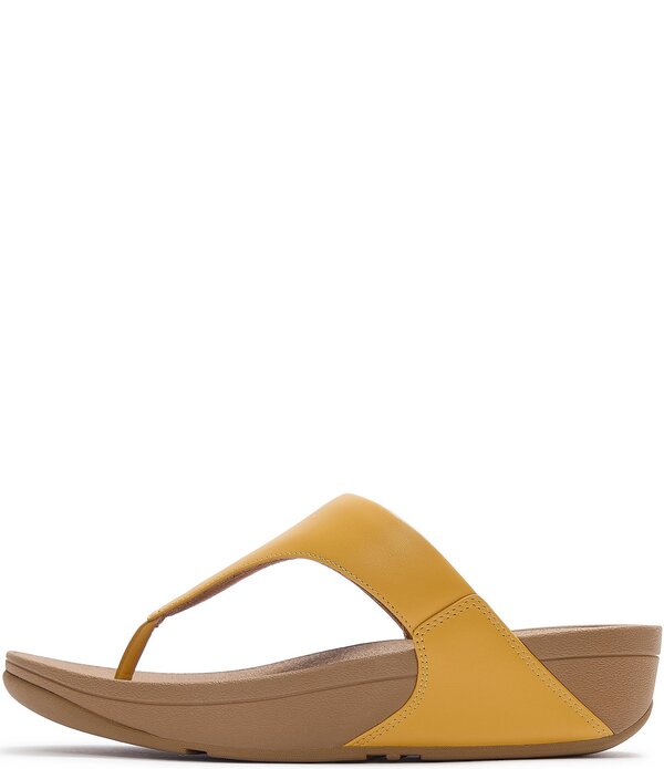 填まるフロップ レディース シューズ サンダル プラットホーム なめし革 FitFlop Lulu Leather Platform Thong Wedge Sandals Turmeric