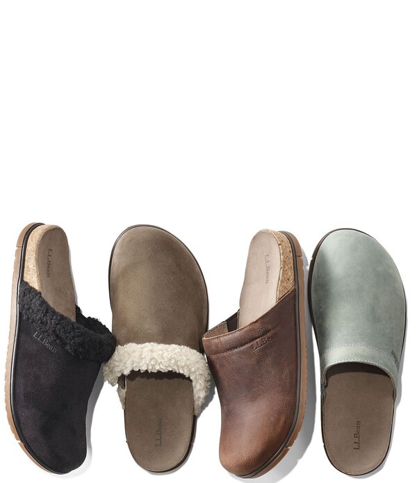 エルエルビーン レディース シューズ サンダル なめし革 L.L.Bean Go Anywhere Leather Clogs Black 黒いこと