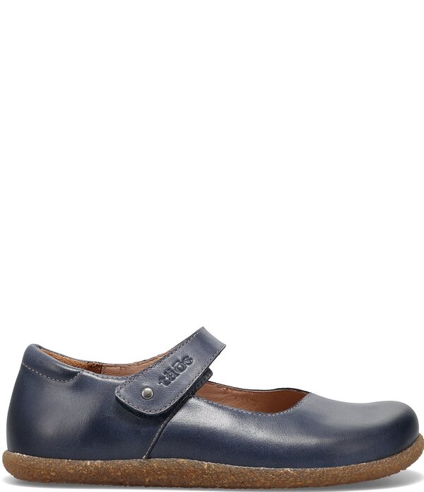 タオスフットウェア レディース シューズ パンプス なめし革 Taos Footwear Ultimate Leather Mary Jane Flats Dark Blue 青色