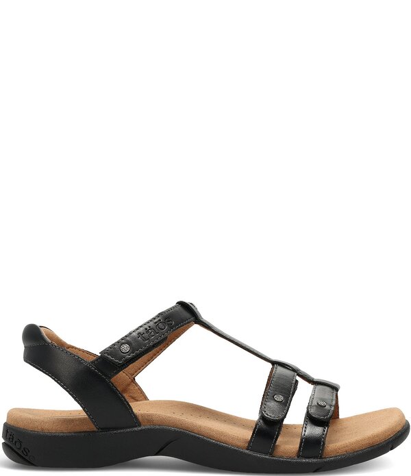 タオスフットウェア レディース シューズ サンダル レザー Taos Footwear Trophy 2 Leather Sandals Black ブラック｜ReVida 店