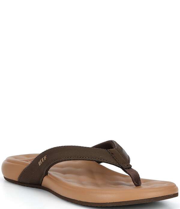 岩礁 レディース シューズ サンダル Reef Cushion Melody Thong Flip Flops Chocolate 黒茶