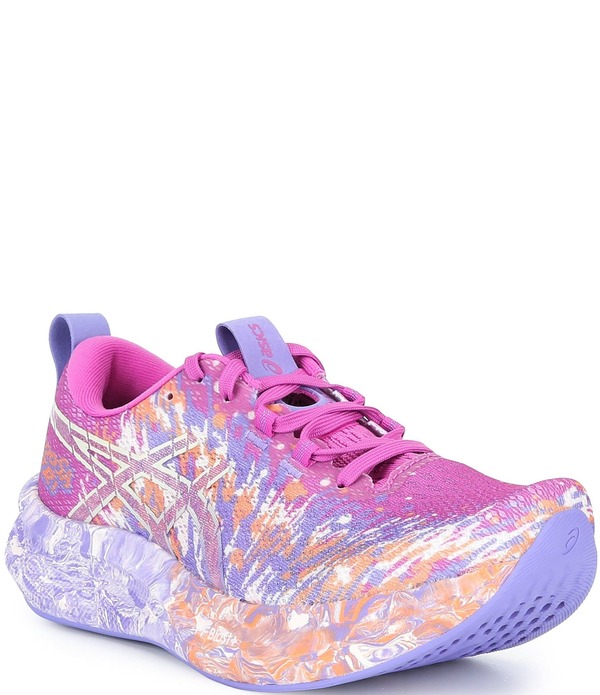 アシックス レディース シューズ スニーカー 刷り上げる ASICS Women\u0027s Noosa Tri 16 Printed Running Shoes Digital Sakura/Amethyst