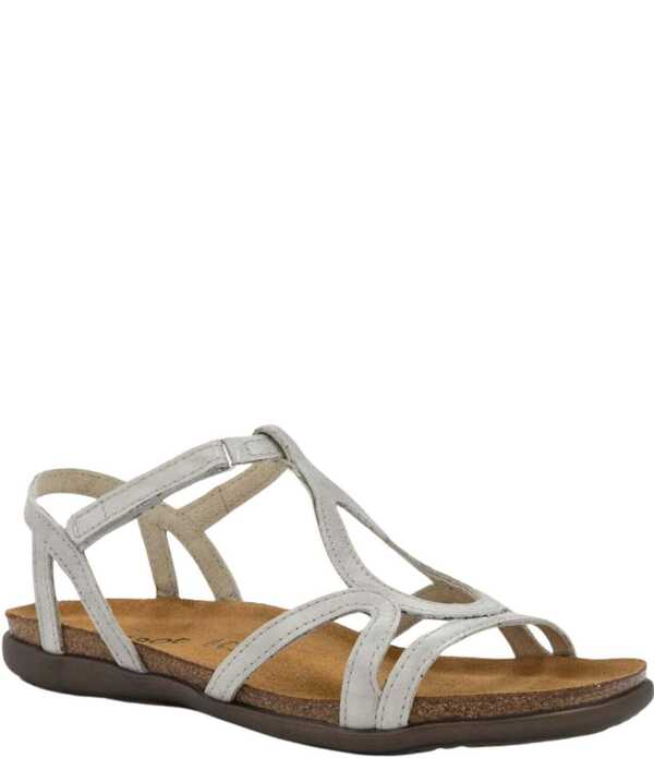 ナオト レディース シューズ パンプス サンダル なめし革 Naot Dorith Leather Strappy Sandals Quartz Metal