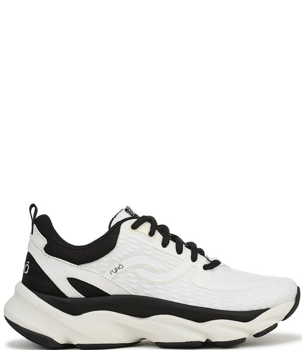 ライカ レディース シューズ スニーカー メッシュ Ryka Women's Rezorb Max Mesh Walking Sneakers White/Black ホワイト|ReVida 店