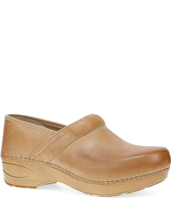 ダンスコ レディース シューズ サンダル レザー Dansko XP 2.0 Distressed Leather Clogs Honey|ReVida 店