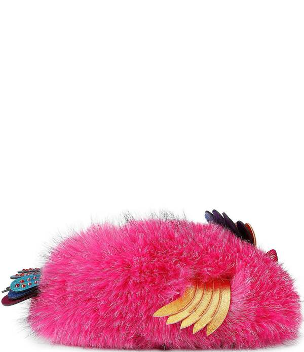 カートジェイガーロンドン レディース シューズ サンダル Kurt Geiger London Eagle Fluff Slippers Pink サクラ色