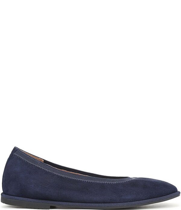 バイオニック レディース シューズ パンプスエード Vionicaroll 2.0 Suede Classic Skimmer Flats Navy Blazer 米国海軍