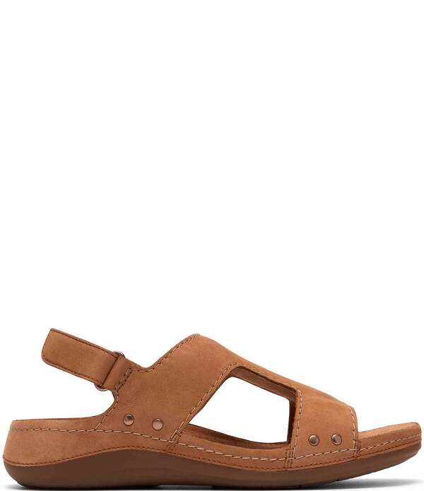 クラークス レディース シューズ サンダル スエード Clarks Artisan Cecily Sunubuck Suede Slingback Sandals Tan タン｜ReVida 店 23,660円