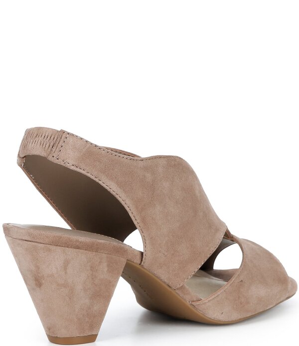 アレックスマリー レディース シューズ 踵 サンダル スエードクロス Alex Marie Claudie Suede Slingback Cone Heel Sandals Piazza Taupe トープ