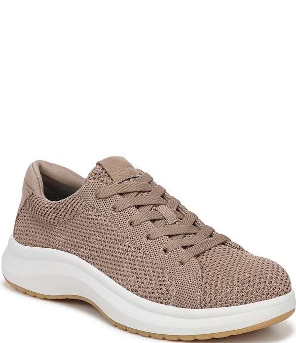 お医者さん・肩かけ レディース シューズ スニーカー スピード競技 編み物 Dr. Scholl\u0027s Feel Nice Knit Lace Up Sneakers Toasted Taupe トープ