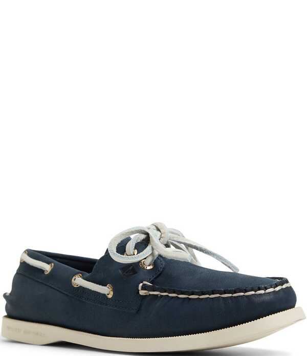 スペリー レディース シューズ Sperry Women\u0027s Top-Sider Authentic Original Nubuck Boat Shoes Navy 米国海軍