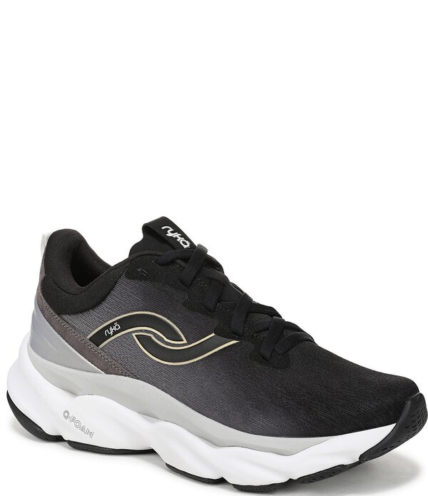 ライカ レディース シューズ スニーカー メッシュ Ryka Women\u0027s Elevate LX Mesh Walking Sneakers Black 黒いこと