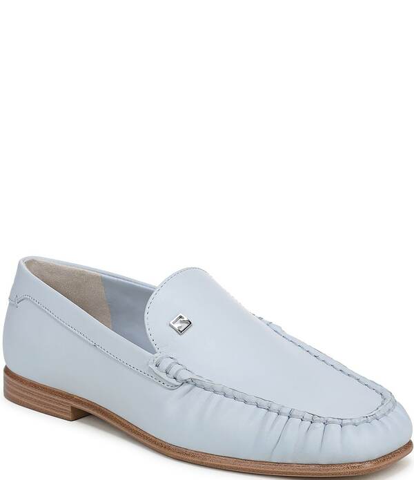 フランコサルト レディース シューズ パンプス なめし革 置き目毛皮 Sarto by Franco Sarto Lainey Leather Loafersoft Blue 青碧