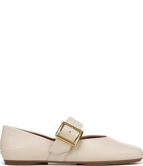 フランコサルト レディース シューズ パンプス なめし革 Franco Sartoakes Leather Mary Jane Flats Ivory White 白いこと
