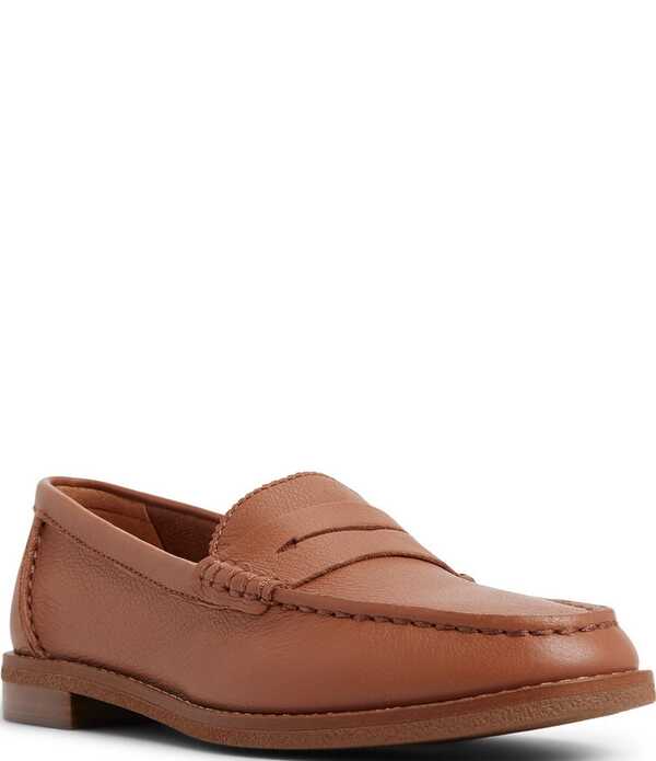 スペリー レディース シューズ スリッポン・ローファー なめし革 Sperry Women\u0027seaport Penny Leather Loafers Light Brown 赤銅色