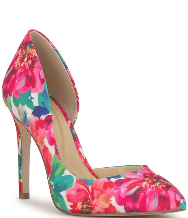 ジェシカシンプソン レディース シューズ 踵 御花柄 御花 Jessica Simpson Prizma Floral d\u0027Orsay Pumps Petals