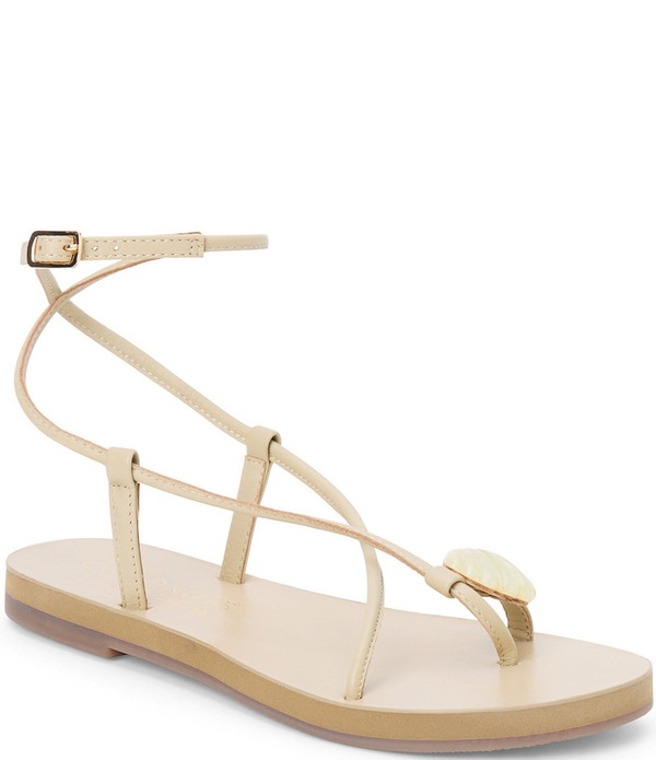 マチス レディース シューズ サンダル なめし革 Matisse Cassian Leather Shell Toe Loop Sandals Natural