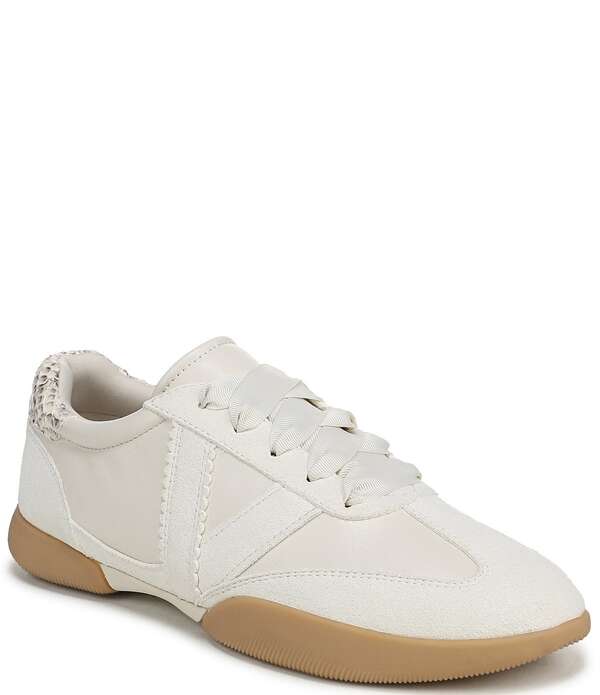 バイオニック レディース シューズ スニーカー スピード競技 なめし革 Vionic Arabelleather Lace Up Sneakers Cream 皮膚軟化剤