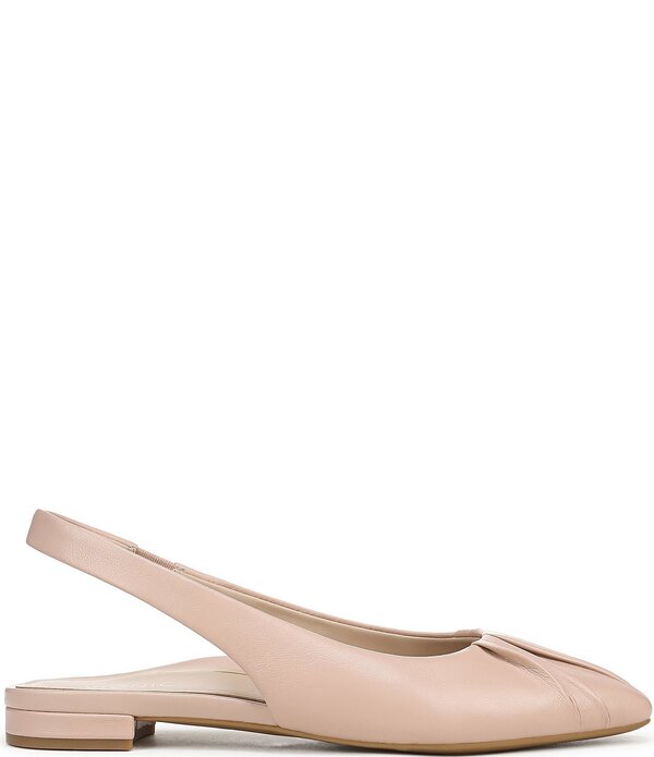 バイオニック レディース シューズ パンプス ギャザー なめし革 Vionic Gabriela Leatheruched Slingback Dress Flats Rugby Tan タン